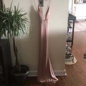 Blush Pink Formal Maxi